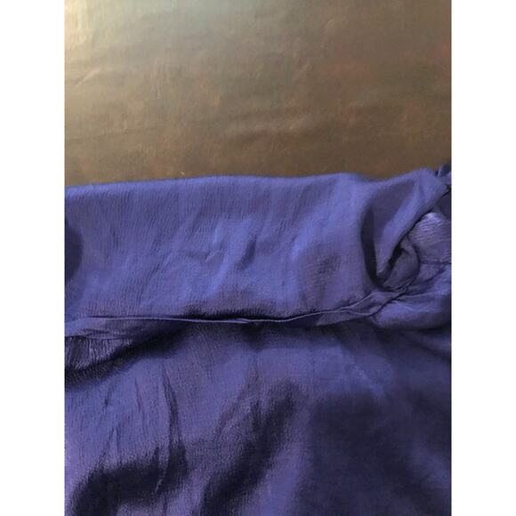 Anthropologie Maeve Jimena Short-Sleeve Sapphire Blue Midi Dress - Extra Small - Picture 4 of 11